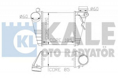 KALE OTO RADYATOR 342000 -  Интеркулер